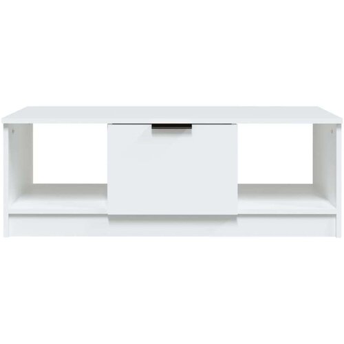  Stolić za kavu bijeli 102 x 50 x 36 cm od konstruiranog drva Slike