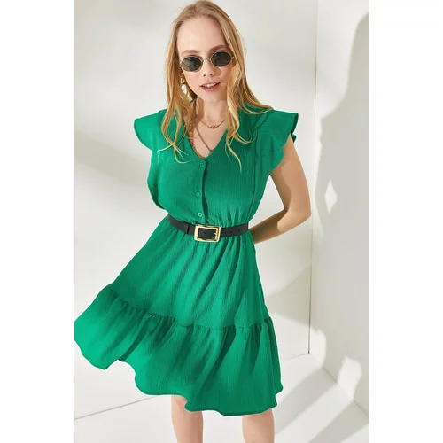 Olalook Dress - Green - A-line
