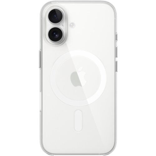 Chameleon Gumiran magnetni ovitek (TPU Magnetic za Apple iPhone 16, prozoren svetleč Slike