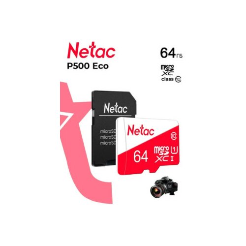 Netac micro SDXC 64GB P500 eco NT02P500ECO-064G-R sa adapterom Cene