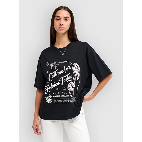 Rvca Easy Oversized T-shirt black Cene