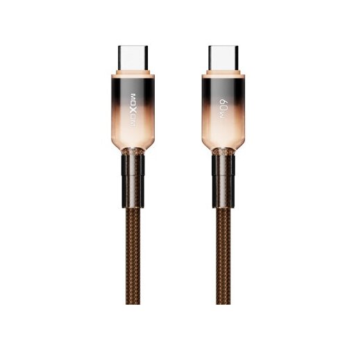 Moxom mx-cb309 Usb data kabal 60w type-c na type-c pd 1m zlatni ( U2143 ) Slike