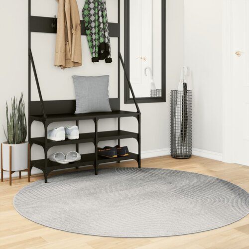  Tepih IZA kratka vlakna skandinavski izgled sivi Ø 160 cm Cene