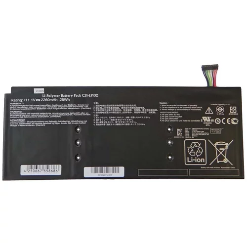 VHBW Baterija za Asus Eee Pad Slider EP102, 2250 mAh