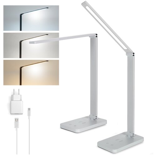 Brilagi LED dodirna prigu&amp;scaron;iva stona lampa sa bežičnim QI punjenjem LED/7W/5V 3000/4000/6000K bela Slike