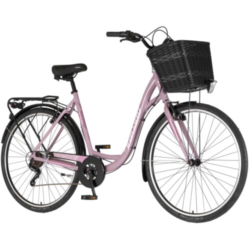 Venssini bicikl fashion  grace 28" alu 21" v-brake 6 brzina 167-192cm (l/xl) roze 1282114 Cene