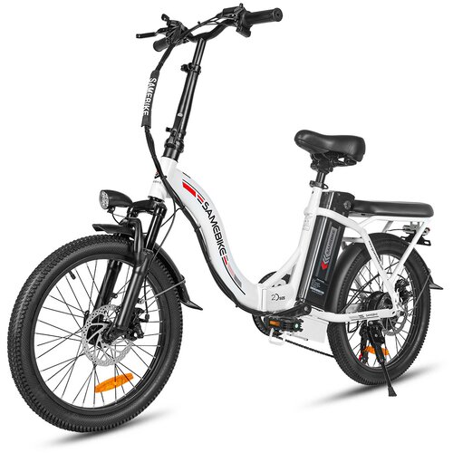 Samebike Zložljivo mestno električno kolo CY20, kolo z 20" naperami, 350 W 36 V 13 Ah, belo, (21960278) Cene