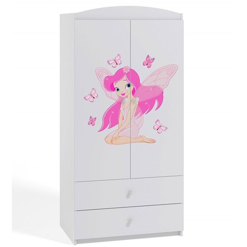 HAPPYKIDS GARDEROBNA OMARA DREAMY VILA (VE� BARV)-Bela Cene