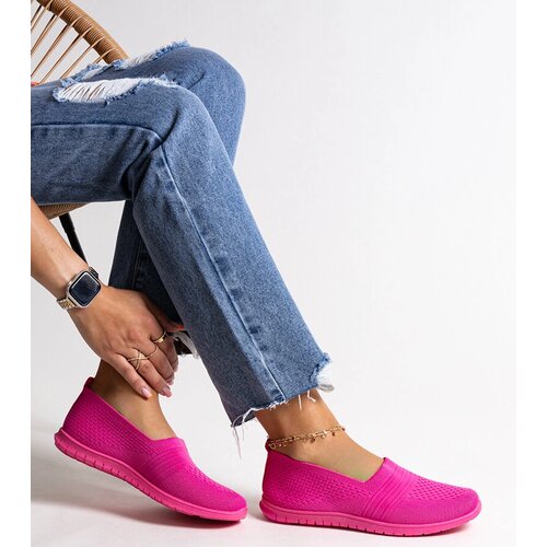 Gemre Dark Pink Slip-On Sneakers Shalha Slike