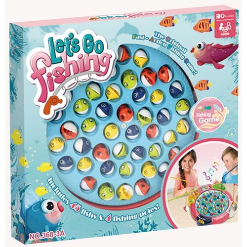  Pecanje ribica veliki set - 45 ribica, 4 štapa Cene