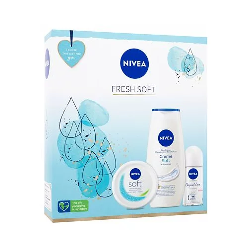 Nivea Fresh Soft gel za prhanje 250 ml za ženske