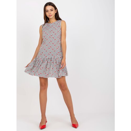 LAKERTA Dress-LK-SK-506962.35P-white-black Slike