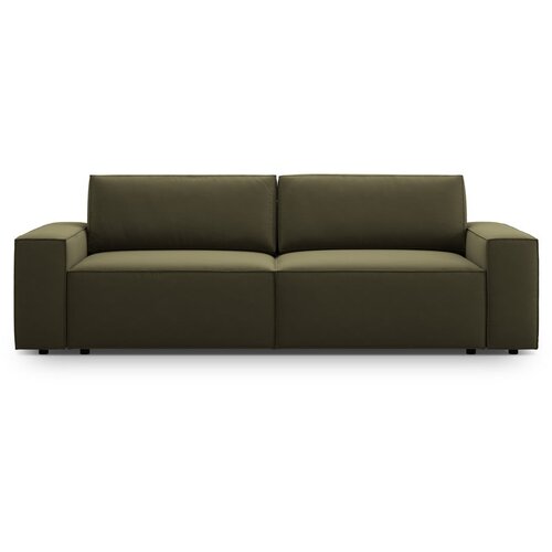 Micadoni Zelena raztegljiva sedežna garnitura iz tkanine bouclé 247 cm Jodie – Home Cene