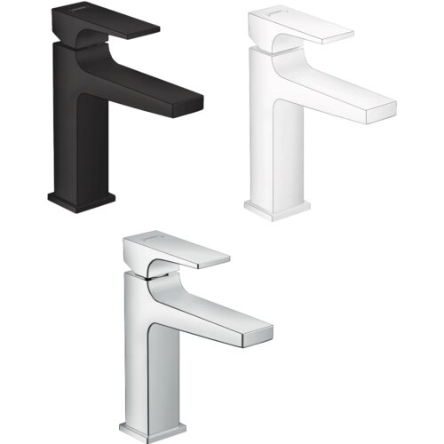 Hansgrohe armatura za umivalnik z zgornjim delom sifona Metropol (32507670) - črna mat Slike