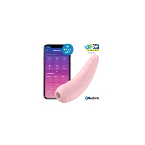 Satisfyer Roze stimulator klitorisa aplikacija Curvy 2 Cene
