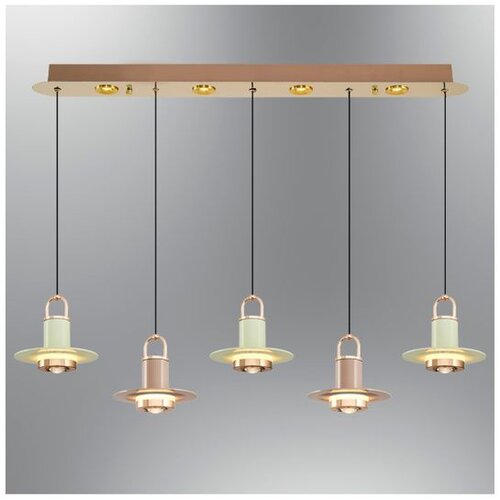 Opviq luster Marina 2821-5AS-28, LED 38 W, vi&scaron;ebojni Cene