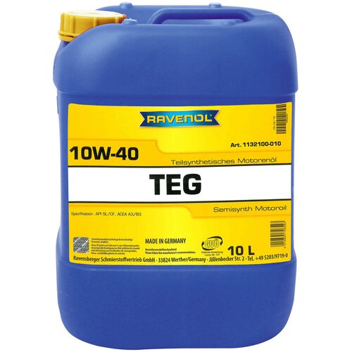 RAVENOL Ulje za motor TEG, 10W-40, 10L Cene