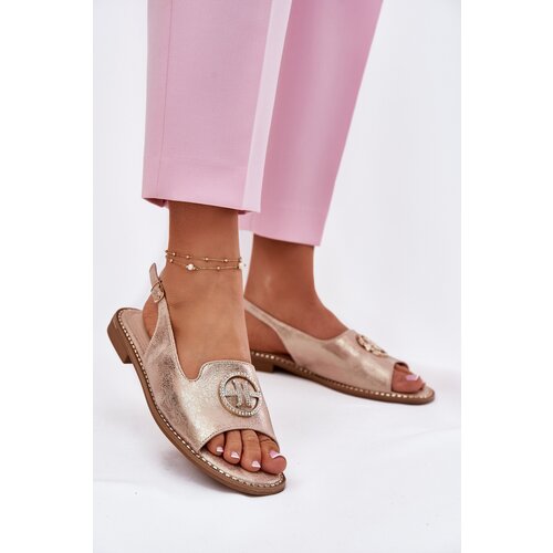 S. BARSKI Women&amp;#039;s Sandals On Flat Heel With Decoration S.Barski Slike