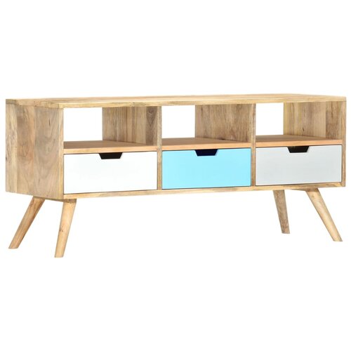 TV ormarić 110 x 35 x 48 cm od masivnog drva manga Cijene