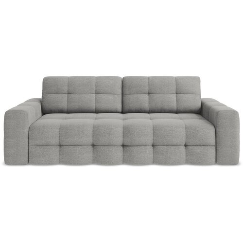 Makamii Siva sklopiva sofa od boucl&amp;eacute; tkanine 255 cm Milu &amp;ndash; Slike