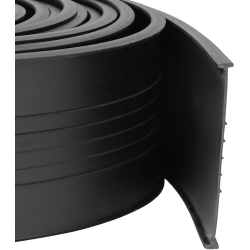  Brtva za garažna vrata Crna 70 x 6 mm 4 m PVC Slike