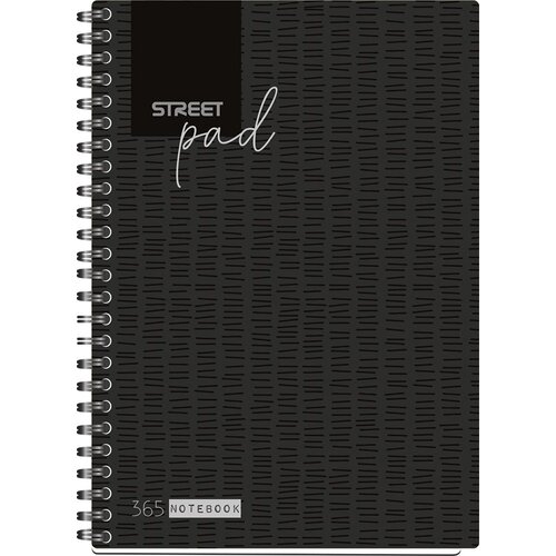 STREET Blok kolegij A5/D PAD BLACK 100L 67135 Slike