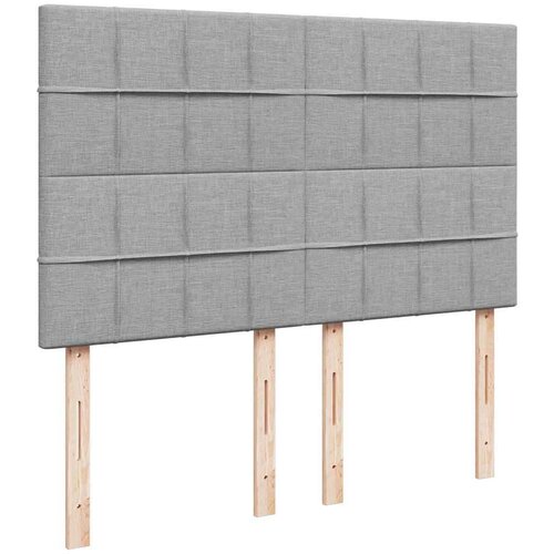vidaXL Otomanski krevet s madracem svijetlosivi 140x190 cm od tkanine Cene