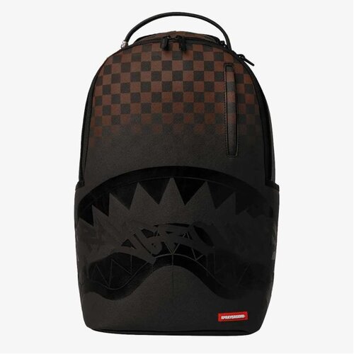 Sprayground Brown check ghost drip backpack Slike