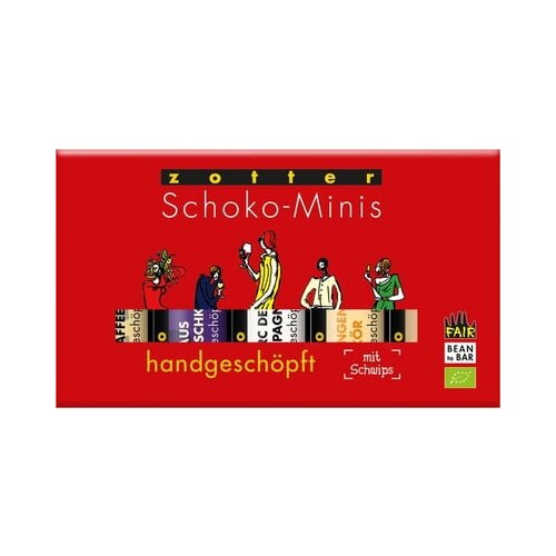 Zotter Schokoladen Izbor 5 bio čokolad Choco Mini, z alkoholom Cene