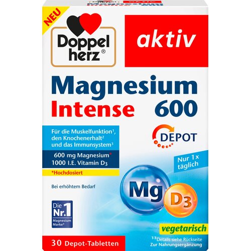 Doppelherz aktiv magnezij Intense 600 Depot - 30 tabl. Cene
