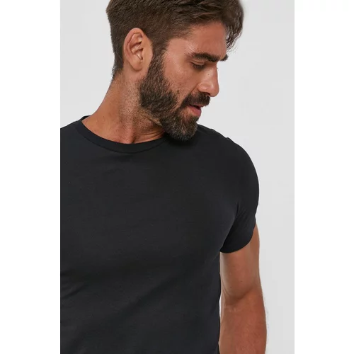 Polo Ralph Lauren Kratka majica moški, črna barva