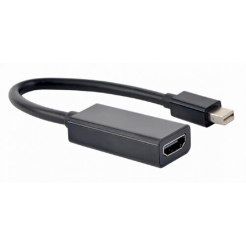 Gembird 4K Mini DisplayPort to HDMI, black A-mDPM-HDMIF4K-01 adapter Slike