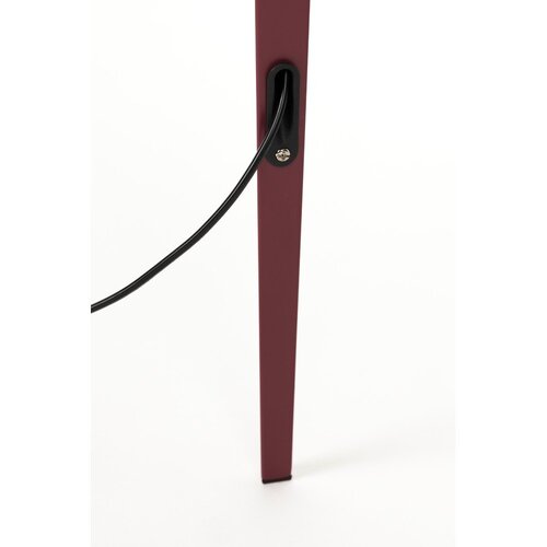 Zuiver Bordo rdeča stoječa svetilka s tekstilnim senčilom (vi&amp;scaron;ina 157 cm) Tripod &amp;ndash; Slike
