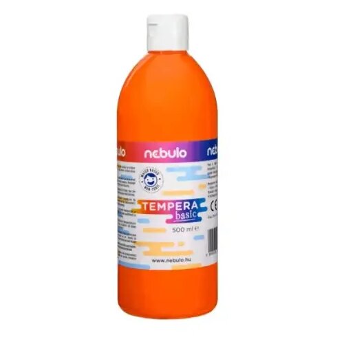 NEBULO Narančasta tekuća tempera u boci od 500 ml Slike