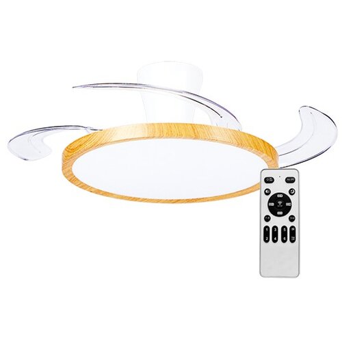 Mitea Lighting Ventilator broja drveta plafonski 30W sa svetlom LED CCT 30W sa daljinskim upravljačem MV5040-WD Cene