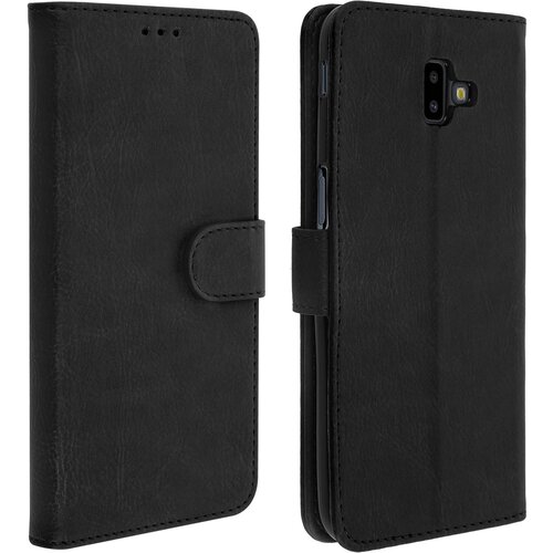 AVIZAR folio case samsung galaxy J6 plus z držalom za kartico - crna, (20616585) Cene