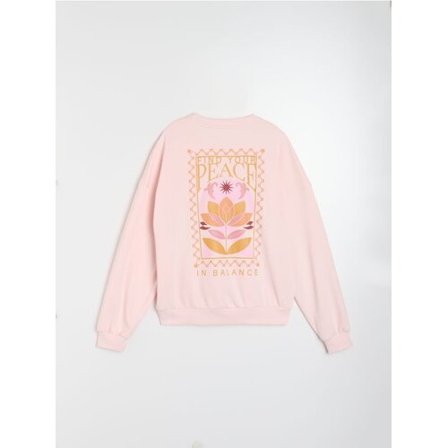 Sinsay Bluza s okruglim izrezom s printom Cijene