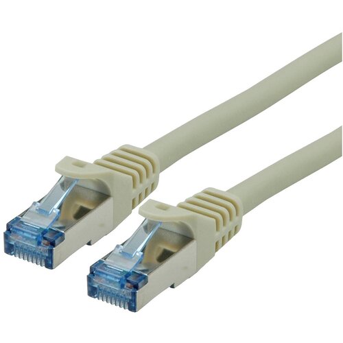 Roline 21.15.2808 RJ45 omrežni kabel\, patch kabel cat 6a s/ftp 15.00 m siva 1 kos, (20420149) Cene