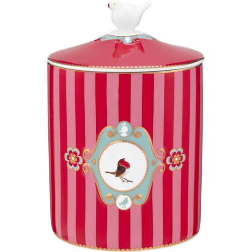 Pip Studio Love Birds - posoda za shranjevanje - Rdeča/roza Slike