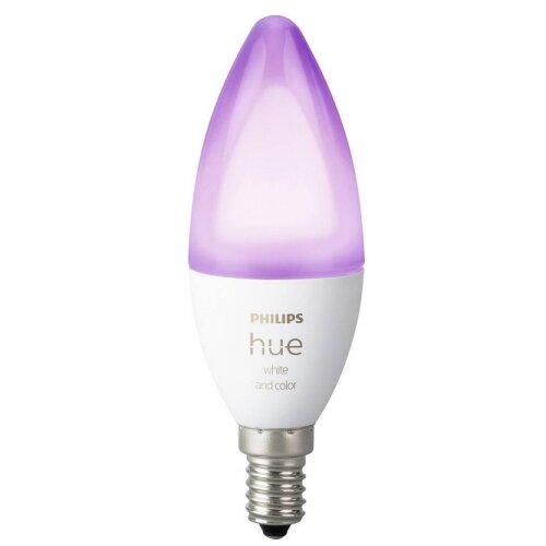 Philips LED sijalka Hue White &amp;amp; Color Ambiance (E14, 5,3 W, RGBW , 1 kos) Slike