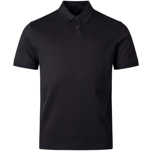 Boss Pe Interlock Polo Shirt Black Crna Slike