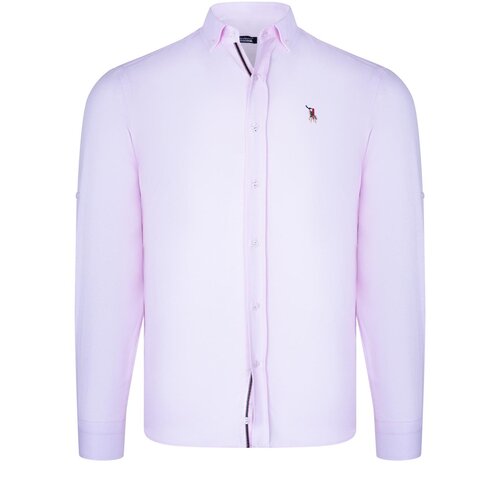 Dewberry G674 MEN&amp;#039;S SHIRT-LIGHT PINK Slike