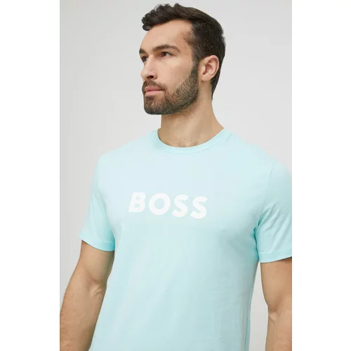 Boss Majica kratkih rukava za plažu boja: tirkizna, s uzorkom