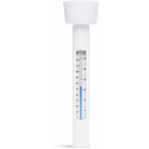Delight analogni termometer za bazen na vrvici 17 x 4,5 cm bel Cene