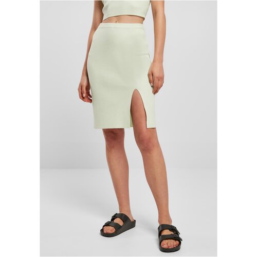 UC Curvy Women's ribbed skirt light mint Slike