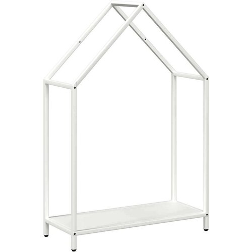  Stalak za drva bijeli 60x25x90 cm hladno valjani čelik Slike