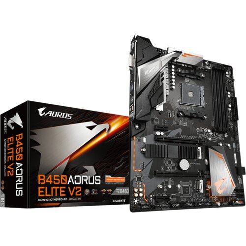 Gigabyte MB B450 AORUS ELITE V2 1.2, AMD B450; AM4;4xDDR4; DVI, HDMI; RAID; ATX Cijene