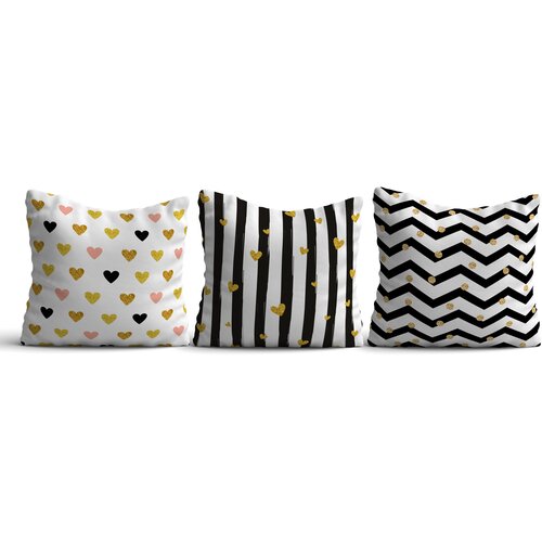 Opviq set 3 jastučnice 43x43cm Šareni Cene