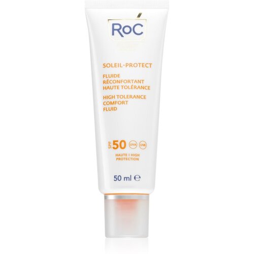 Roc Soleil Protect High Tolerance Comfort Fluid fluid za sunčanje za lice SPF 50 50 ml Slike