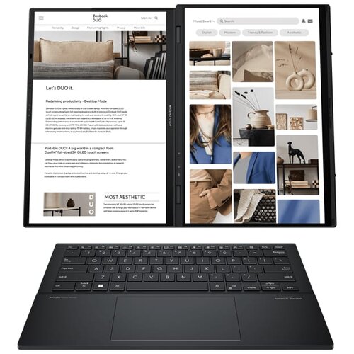 Asus Zenbook 14 DUO OLED UX8406CA-PZ042X (14 inča 3K OLED, Ultra ... Cene